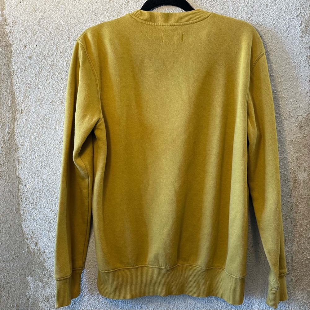 Goodfellow & Co Men's Yellow Crewneck Sweater - Picture 3 of 4